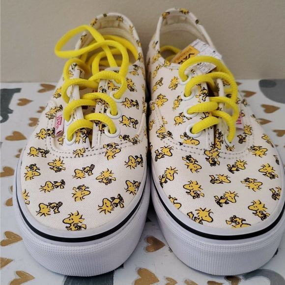 Vans Off The Wall X Peanuts Snoopy Woodstock Bone Authentic Shoes 3.5 Men 5 Womn main image 7